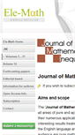 Mobile Screenshot of jmi.ele-math.com
