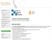 Tablet Screenshot of jca.ele-math.com