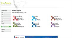 Desktop Screenshot of ele-math.com
